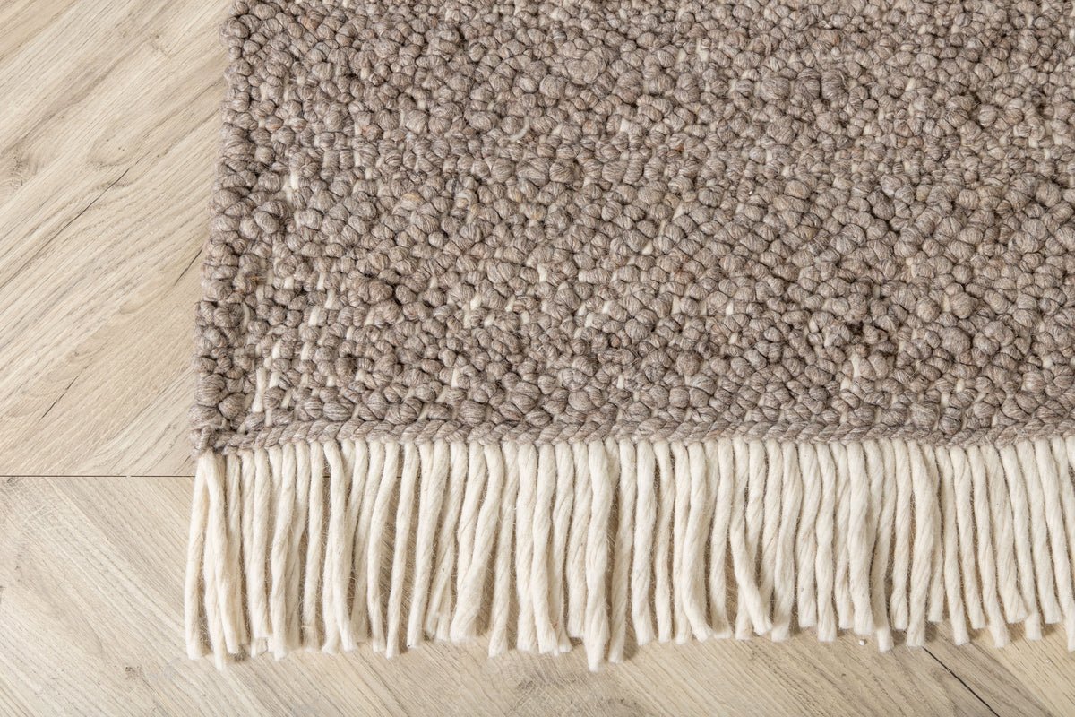 Vloerkleed Bellina – met knoopstructuur van wol