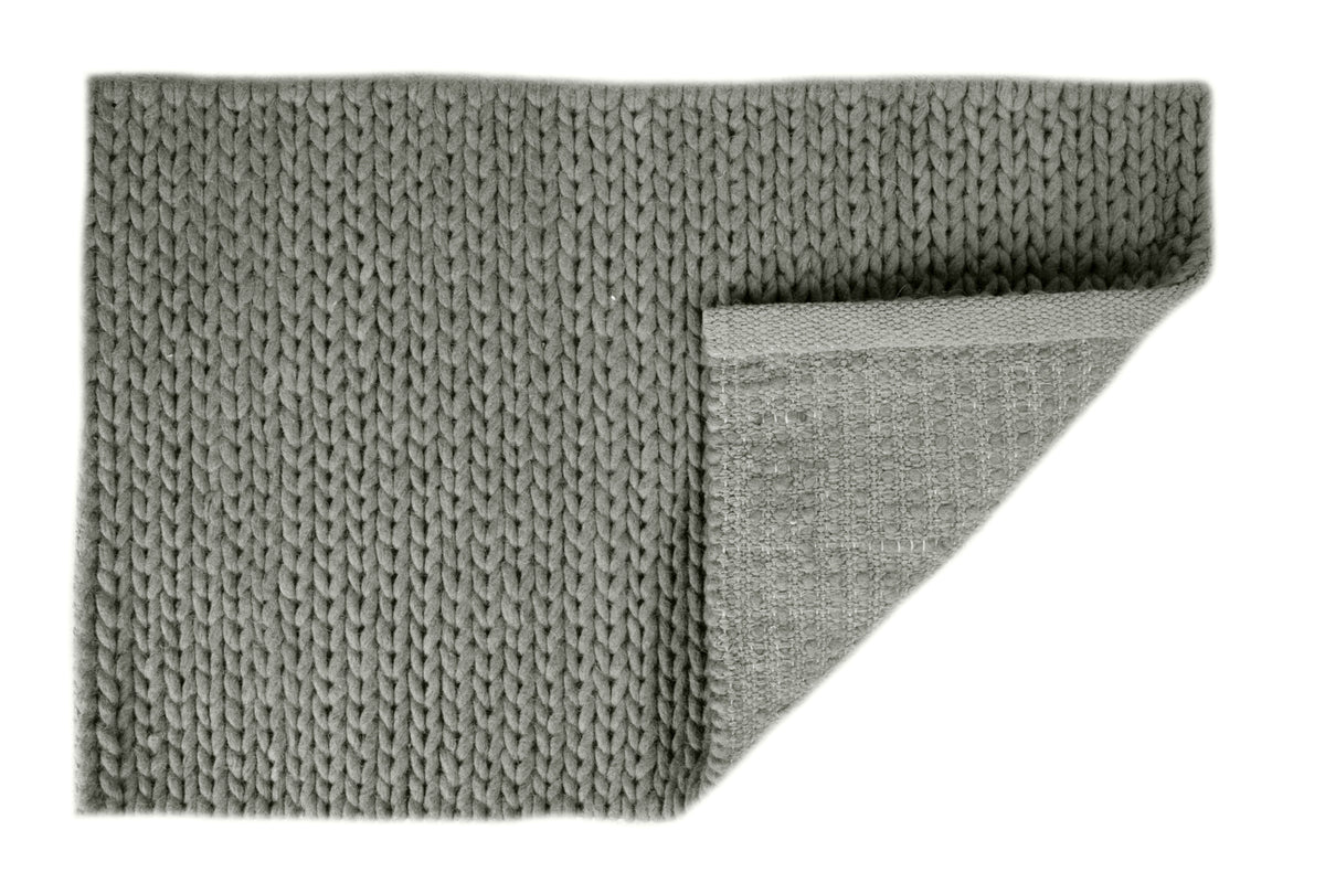 Vloerkleed Soraya – handgeweven in twee kleuren van wol