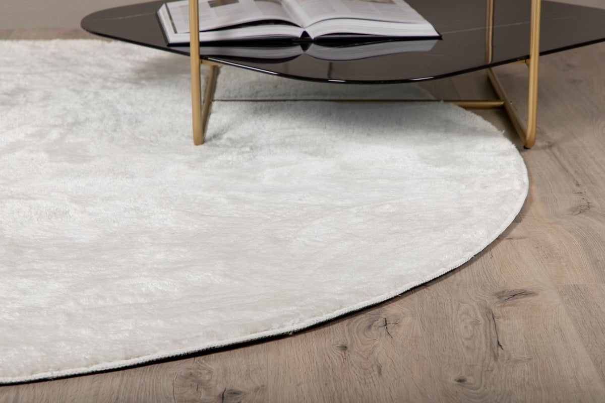 Vloerkleed Layla – in ronde vorm van polyester