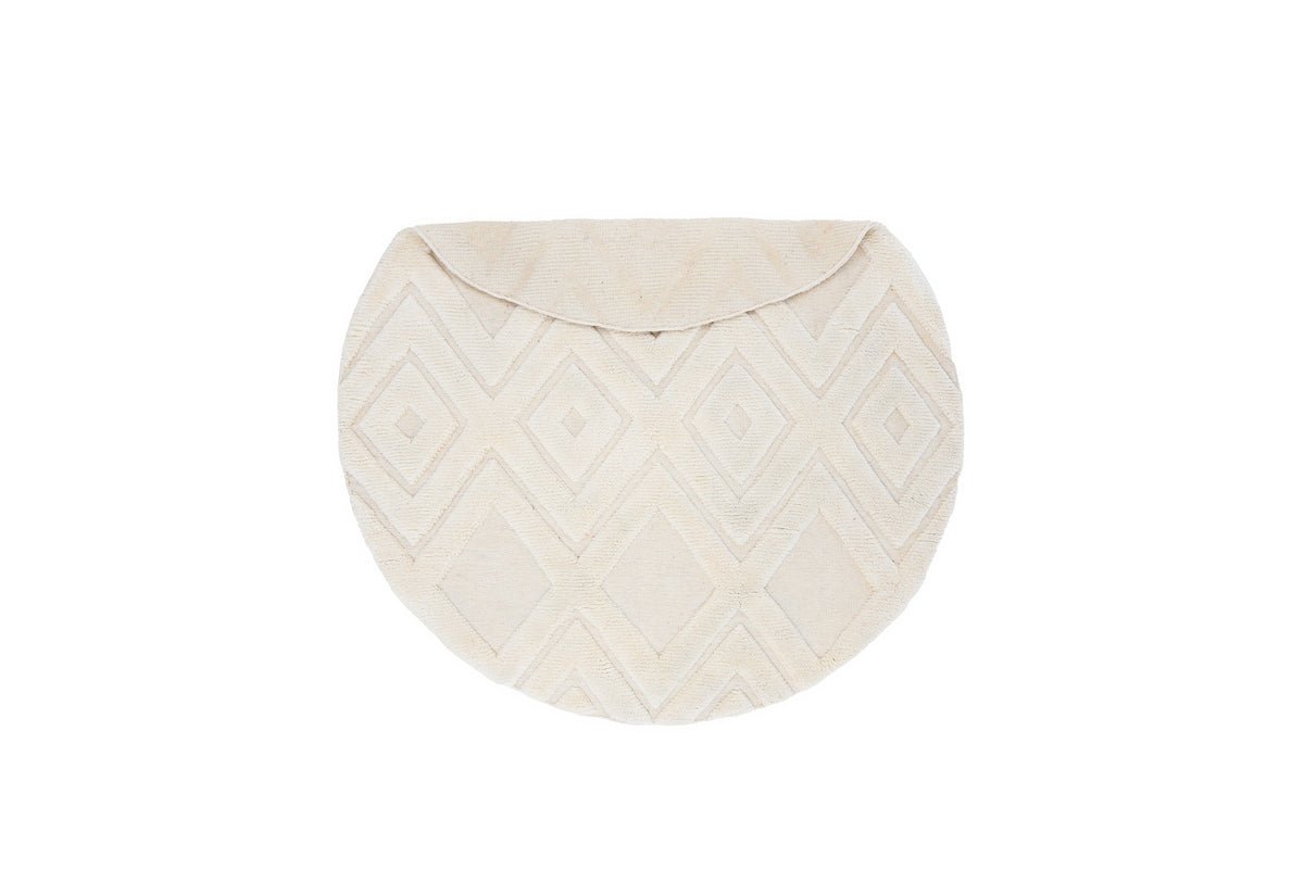 Vloerkleed Lunara – van 100 % wol in Wit