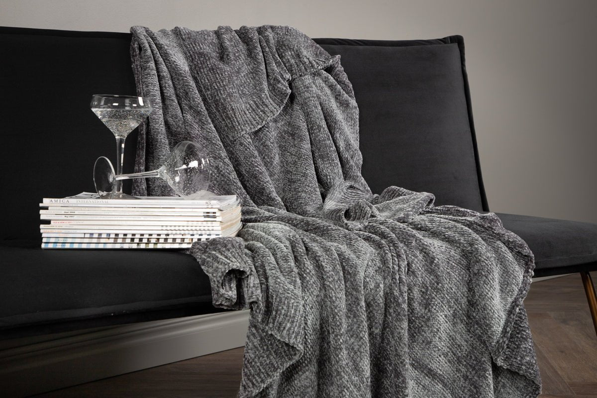 Tagesdecke Silva – 170×130 cm, zachte Chenille