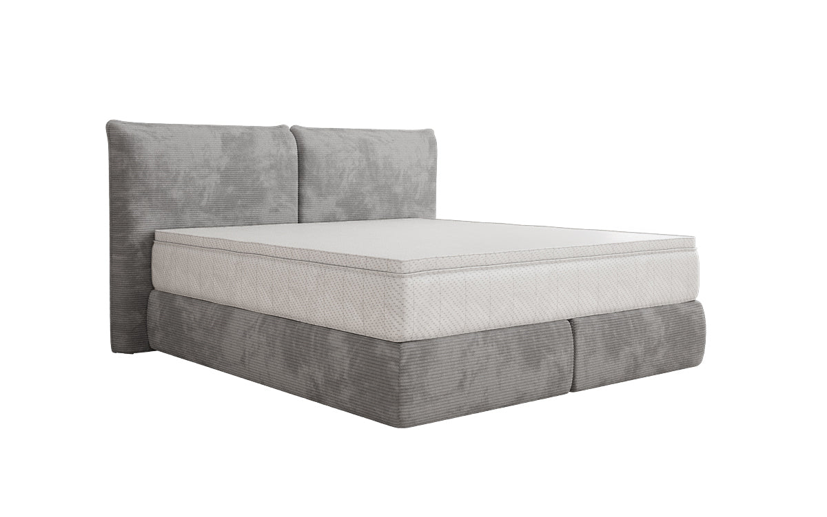 Boxspringbed Pillo in Ribstof