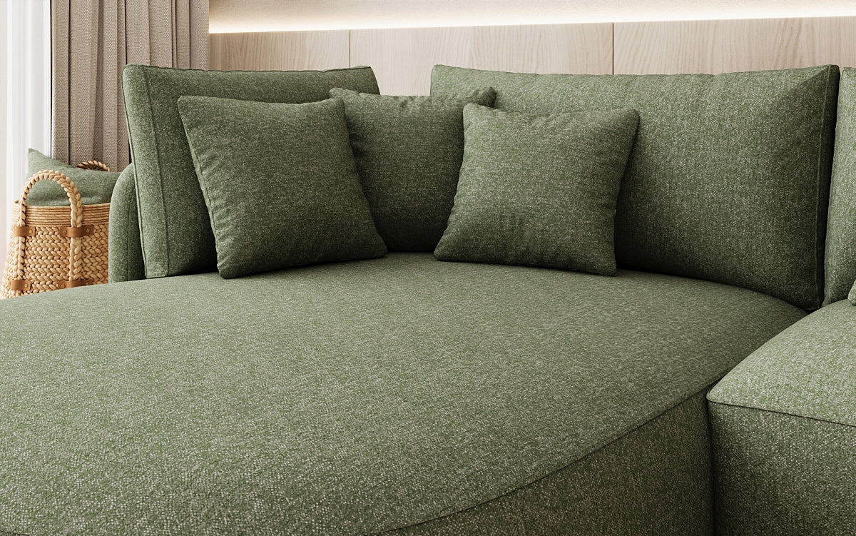 Designer hoekbank Ando Mini in structuurstof