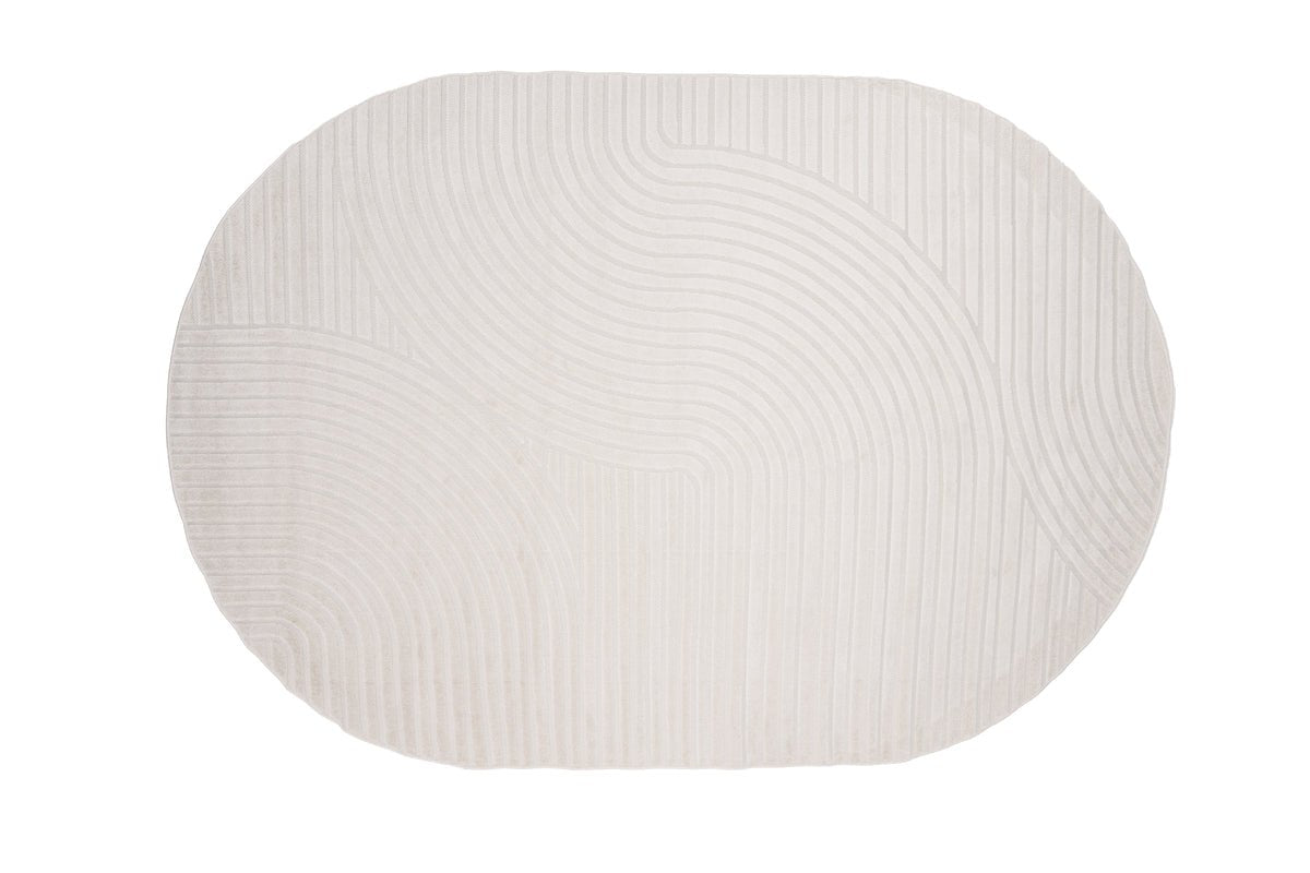 Vloerkleed Eliano – in ovale vorm van polypropyleen