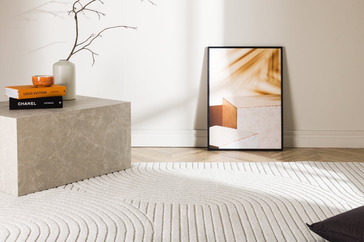 Vloerkleed Nero - in verschillende kleuren van polypropyleen & wol