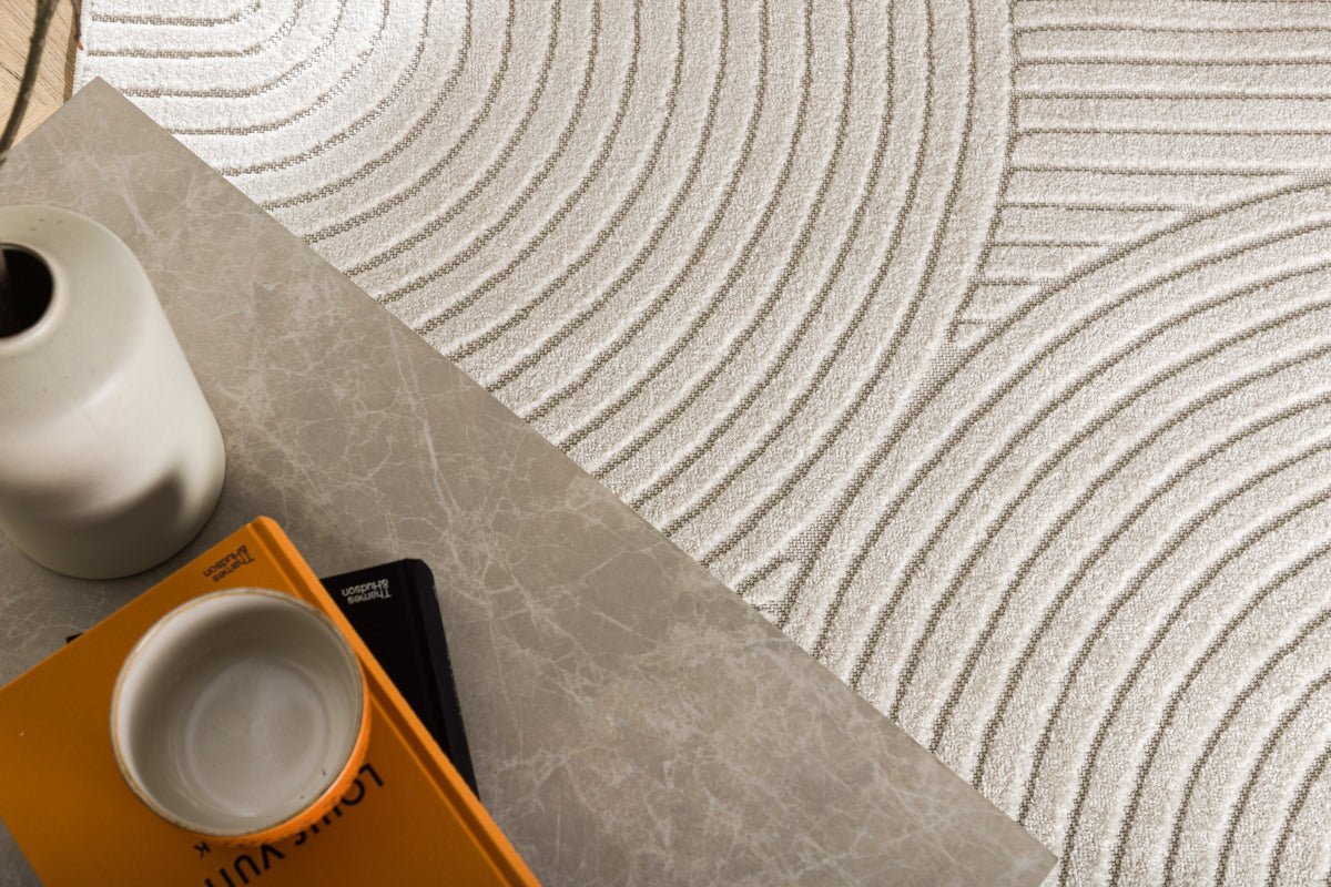 Vloerkleed Nero - in verschillende kleuren van polypropyleen & wol