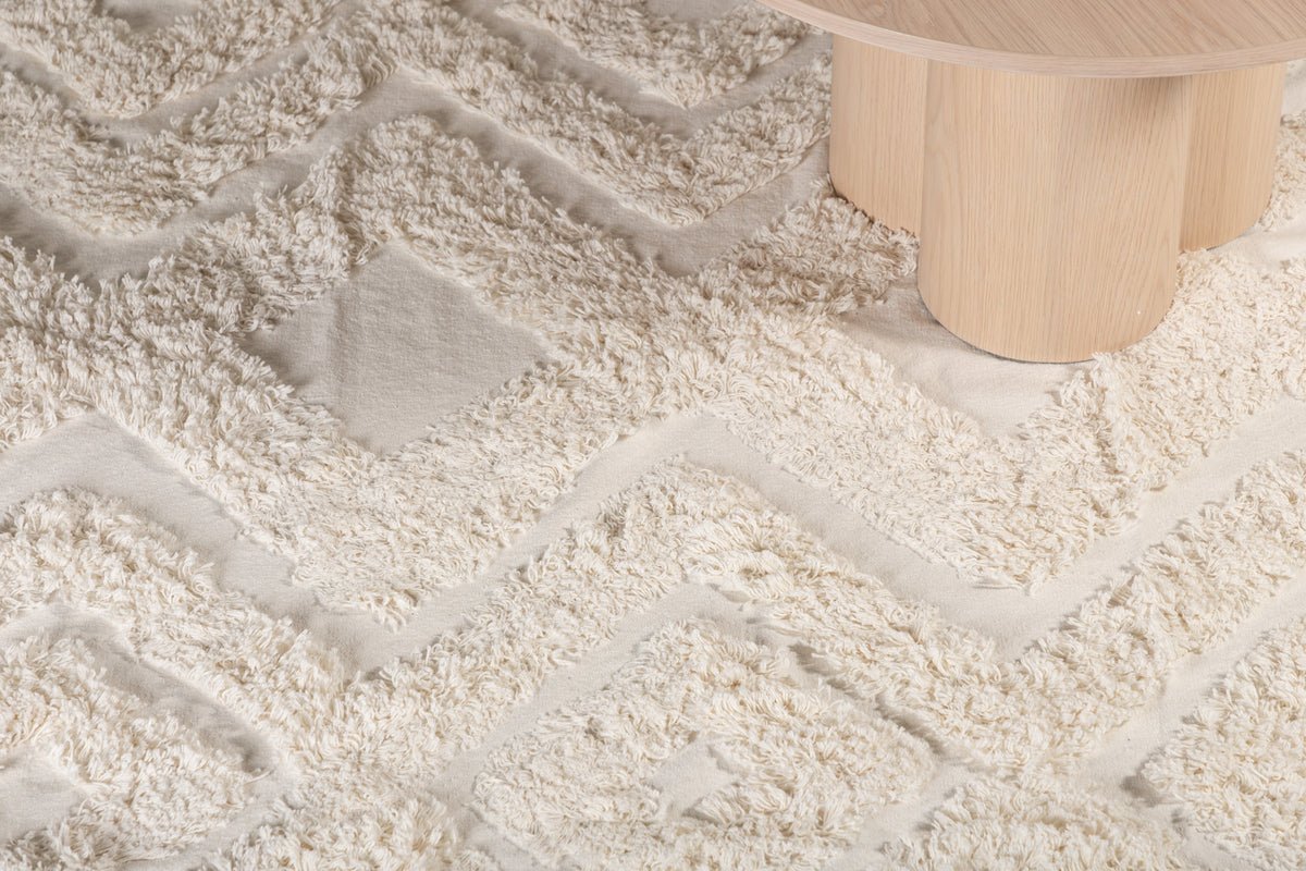 Vloerkleed Isa – in vintage stijl van katoen