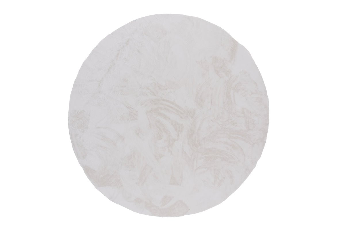 Vloerkleed Isara – in Wit van polyester & katoen