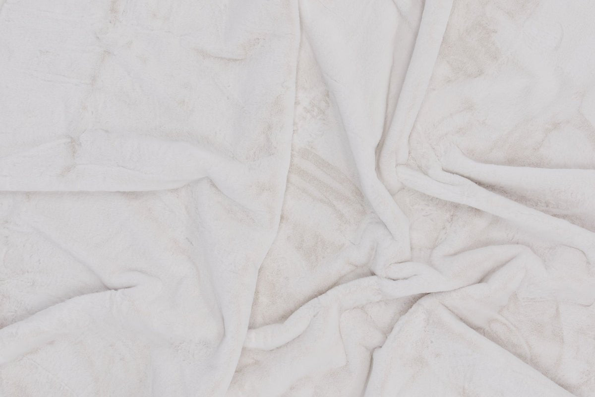 Vloerkleed Isara – in Wit van polyester & katoen