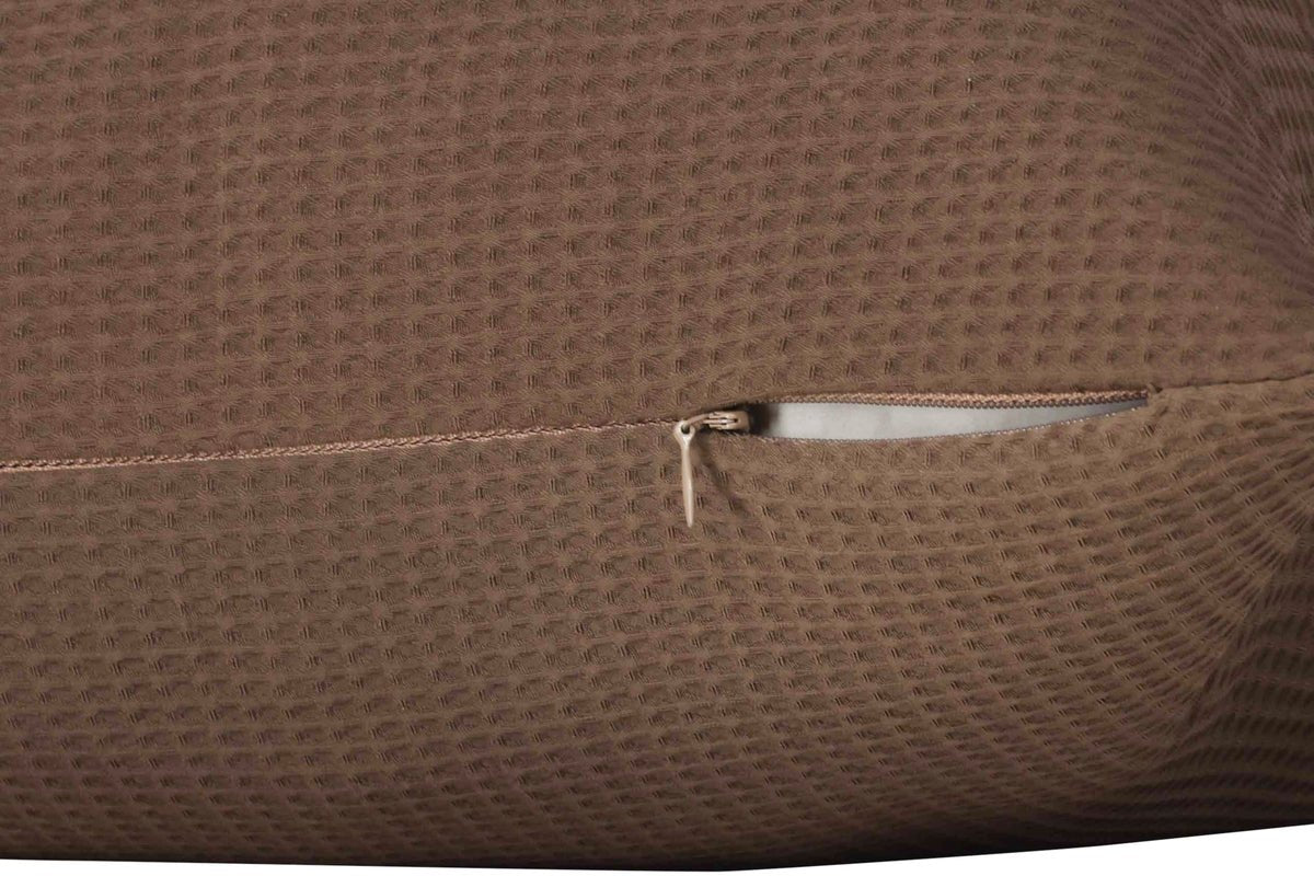 Kussenhoes Agatha - 50x50 cm in Zwart, Groen en Donkerbruin