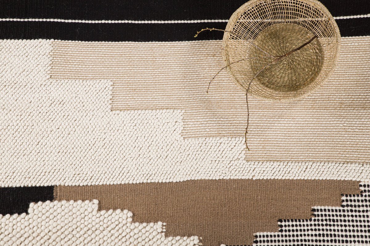 Vloerkleed Finn – in vintage-look van wol