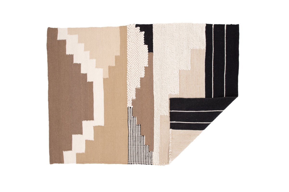 Vloerkleed Finn – in vintage-look van wol