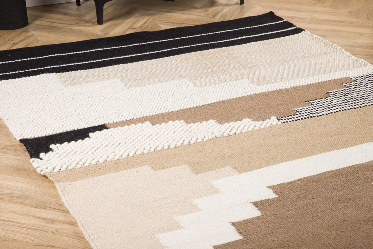 Vloerkleed Finn – in vintage-look van wol