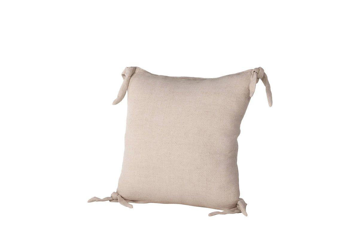 Kussenhoes Ambiente - 40x40 cm in Beige, Donkergrijs en Wit