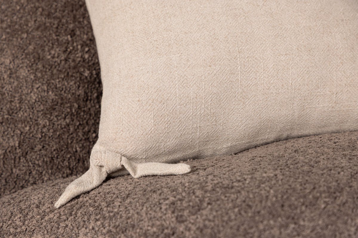 Kussenhoes Ambiente - 40x40 cm in Beige, Donkergrijs en Wit