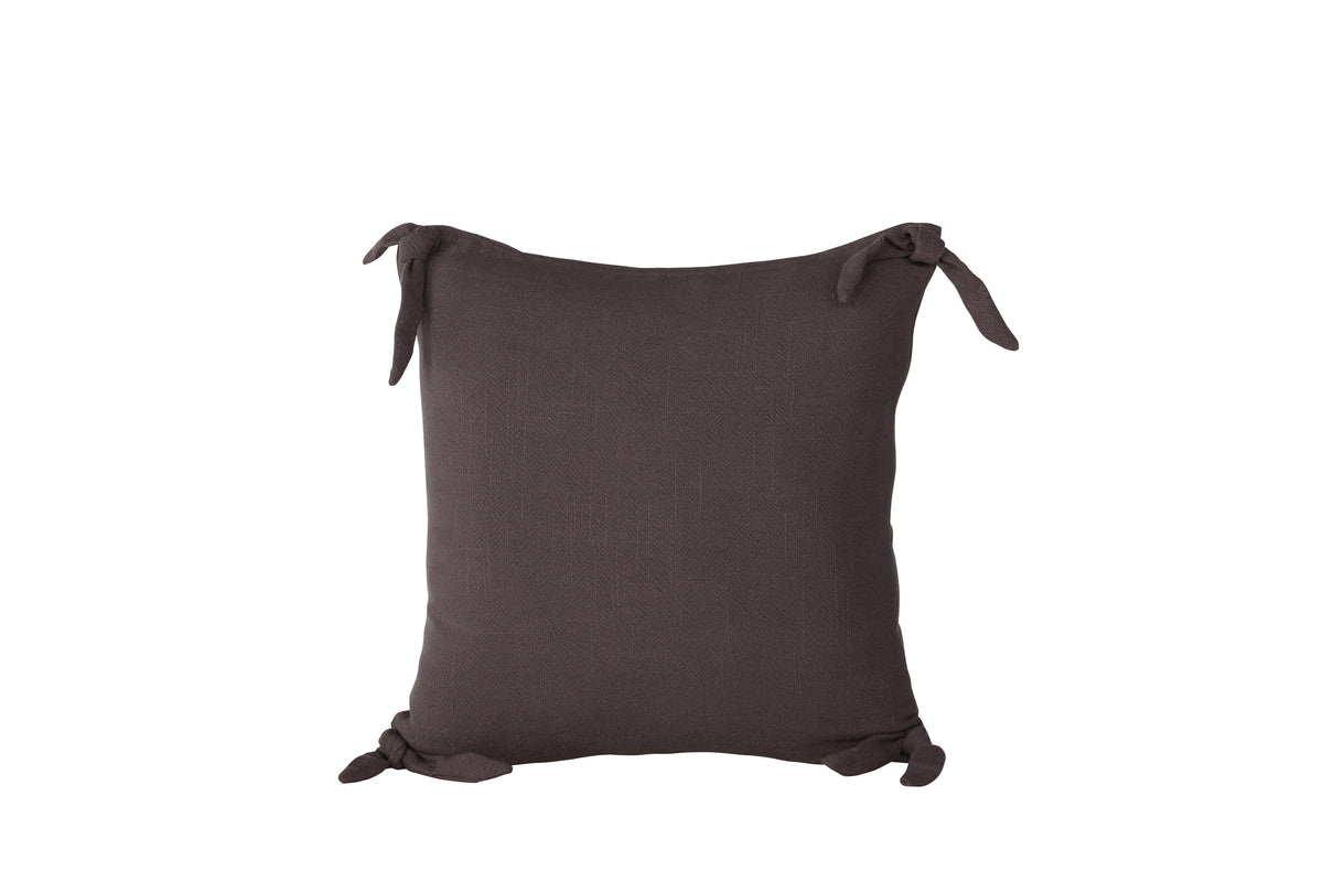 Kussenhoes Ambiente - 40x40 cm in Beige, Donkergrijs en Wit