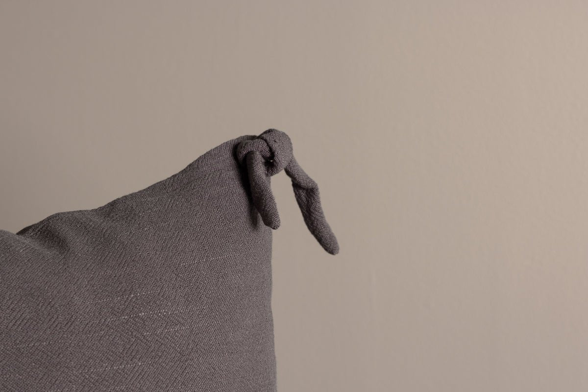 Kussenhoes Ambiente - 40x40 cm in Beige, Donkergrijs en Wit