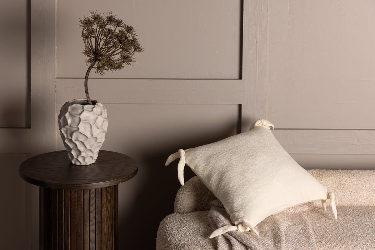 Kussenhoes Ambiente - 40x40 cm in Beige, Donkergrijs en Wit