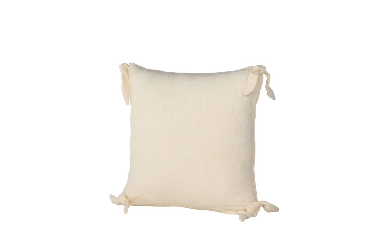 Kussenhoes Ambiente - 40x40 cm in Beige, Donkergrijs en Wit