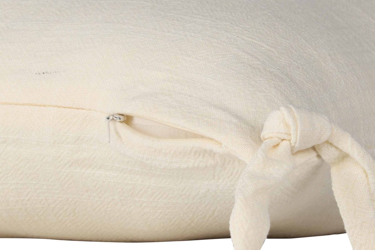 Kussenhoes Ambiente - 40x40 cm in Beige, Donkergrijs en Wit