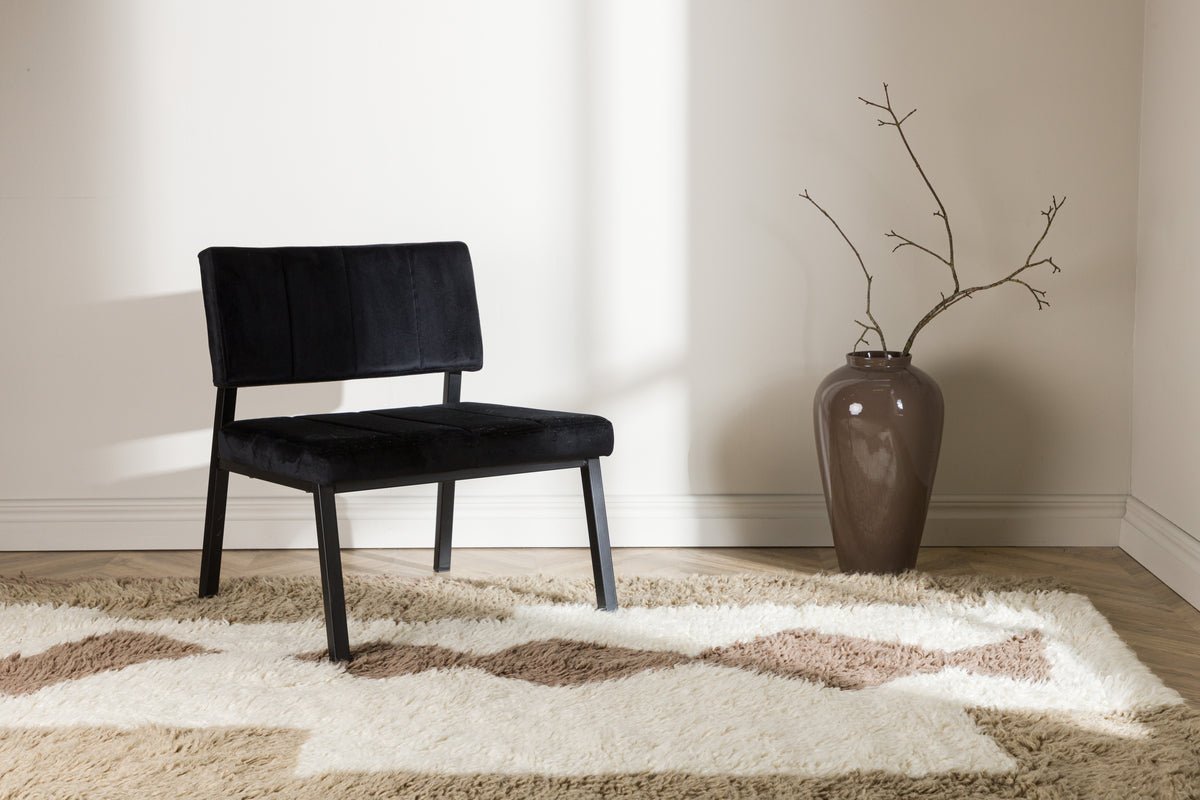 Vloerkleed Naomi – met hoogpolig van wol