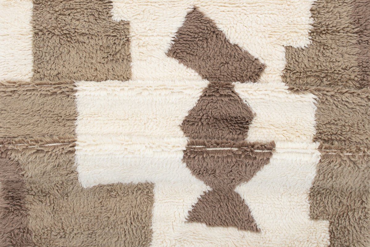Vloerkleed Naomi – met hoogpolig van wol