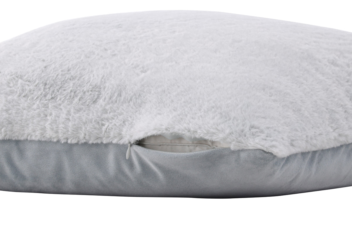 Kussenhoes Relax - 50x50 cm in Beige, Grijs en Wit