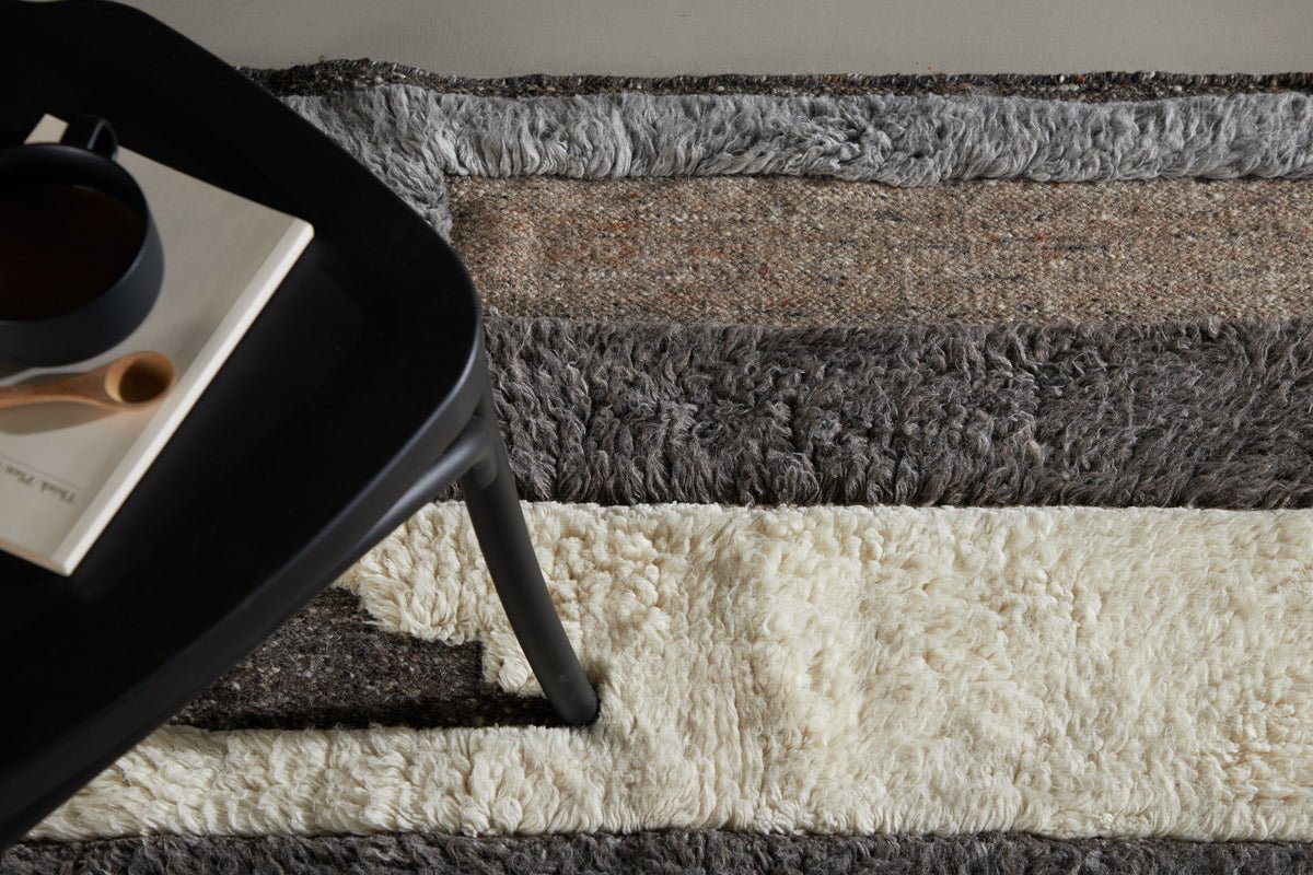 Vloerkleed Nero - in verschillende kleuren van polypropyleen & wol