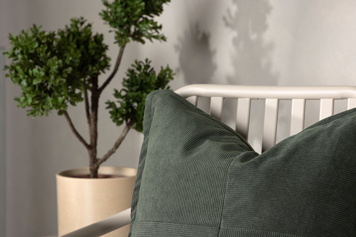 Kussenhoes Budapest - 50x50 cm in Beige, Donkergroen en Bruin