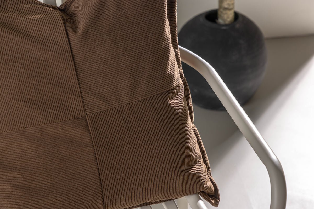 Kussenhoes Budapest - 50x50 cm in Beige, Donkergroen en Bruin