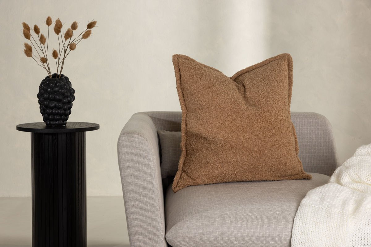 Kussenhoes Nature - 60x60 cm in Beige, Bruin en Donkergroen