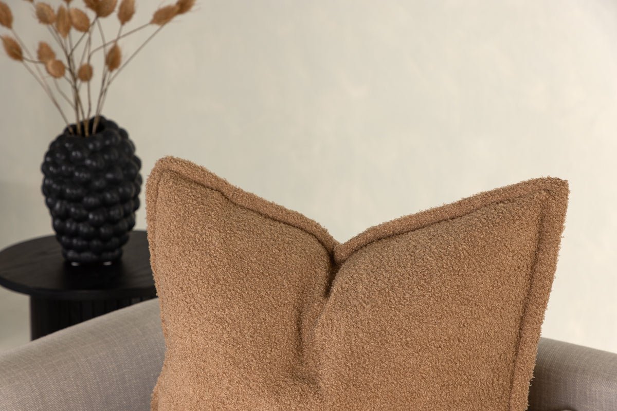 Kussenhoes Nature - 60x60 cm in Beige, Bruin en Donkergroen