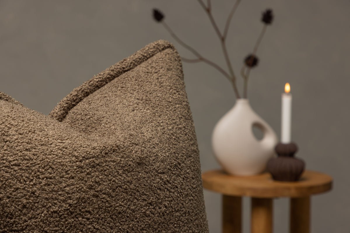 Kussenhoes Nature - 60x60 cm in Beige, Bruin en Donkergroen