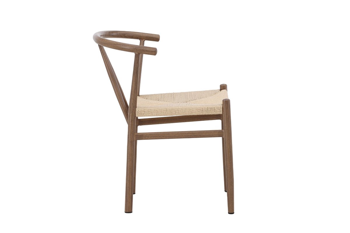 Stoel Fliou II - In Zwart met effen gekleurde zitting