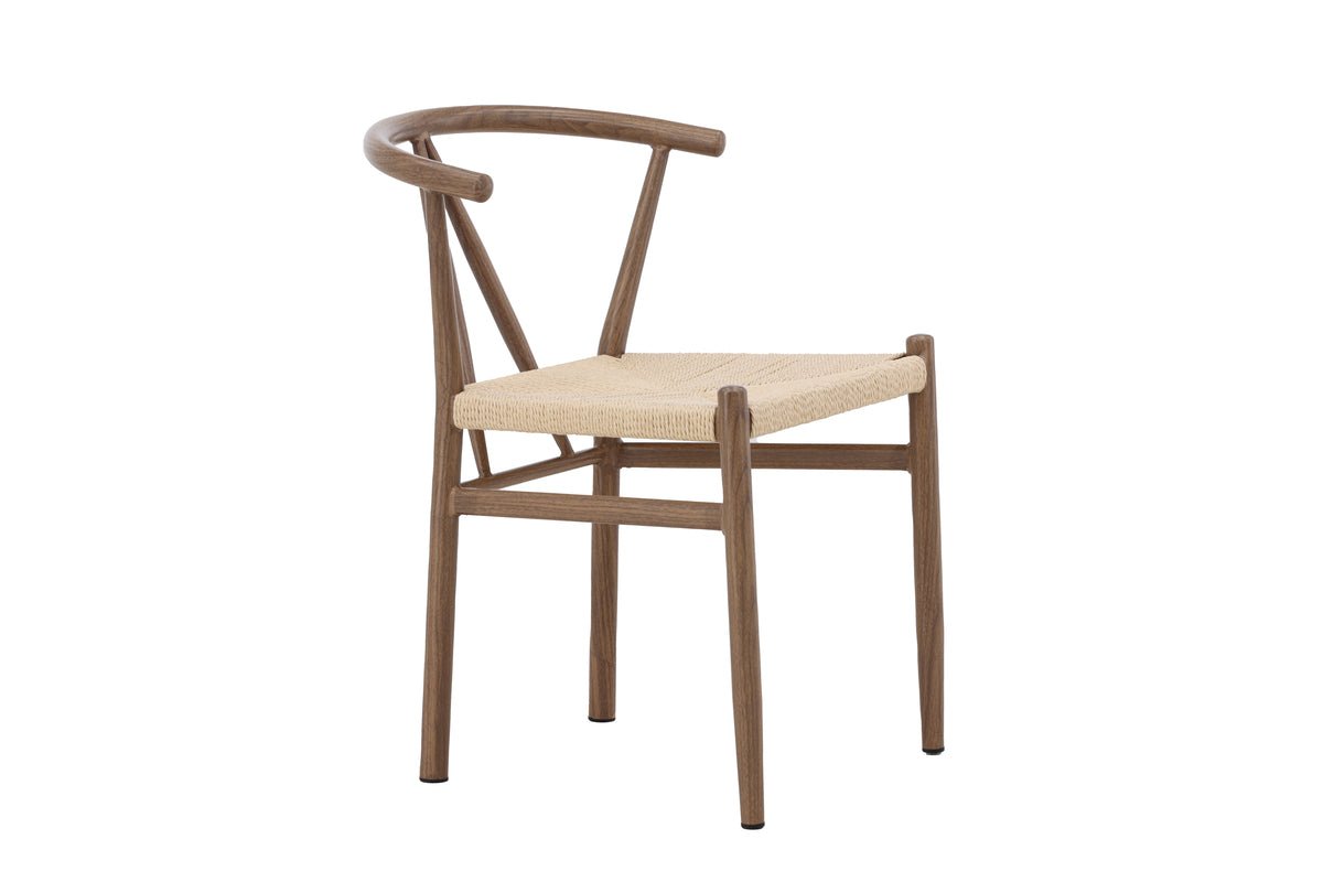 Stoel Fliou II - In Zwart met effen gekleurde zitting