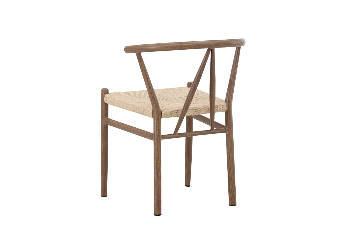 Stoel Fliou II - In Zwart met effen gekleurde zitting