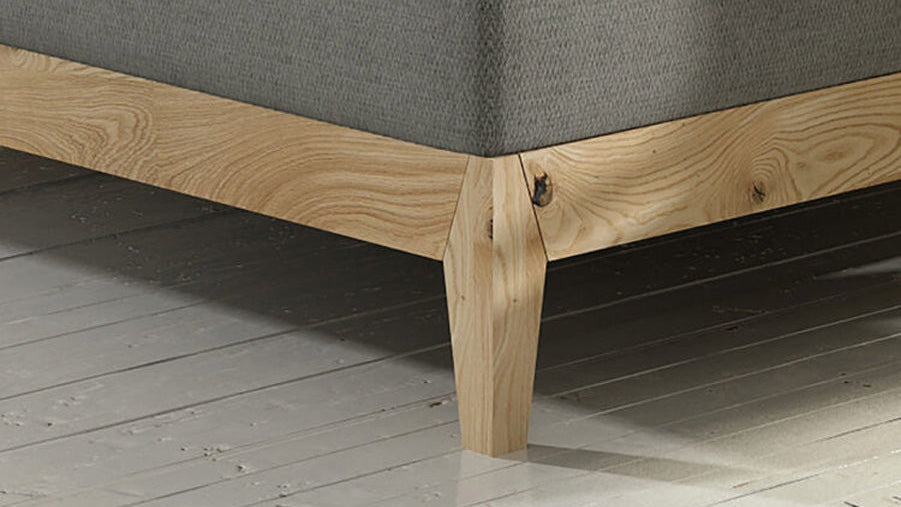 Design Boxspringbed/houten bed Ida van massief Eiken