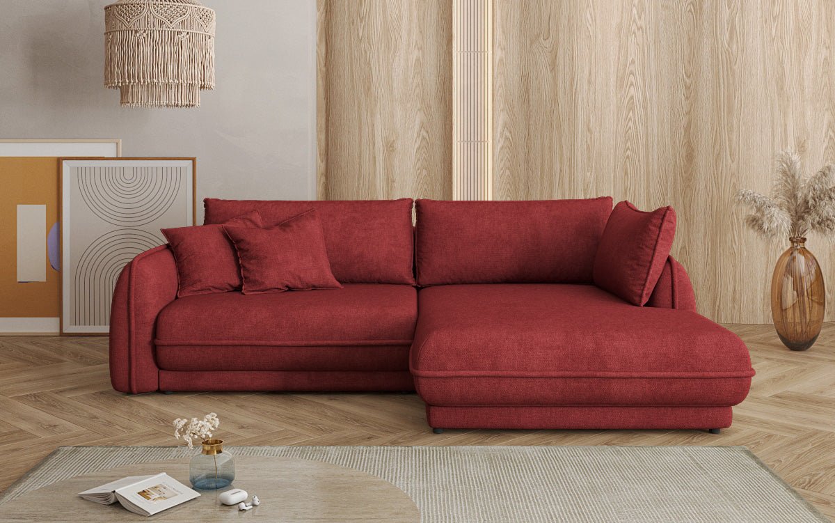 Designer Sofa Mojave II Stof met slaapfunctie en opbergruimte