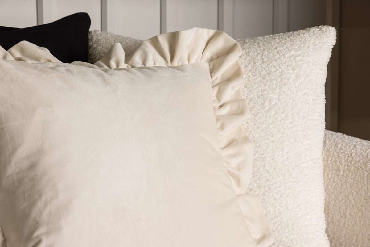 Kussenhoes Essence - 50x50 cm in Beige, Roze en Wit