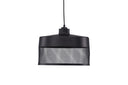 Hanglamp Jolina – van matzwart ijzer met decoratieve mesh-kap