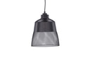 Hanglamp Jolina – van matzwart ijzer met decoratieve mesh-kap