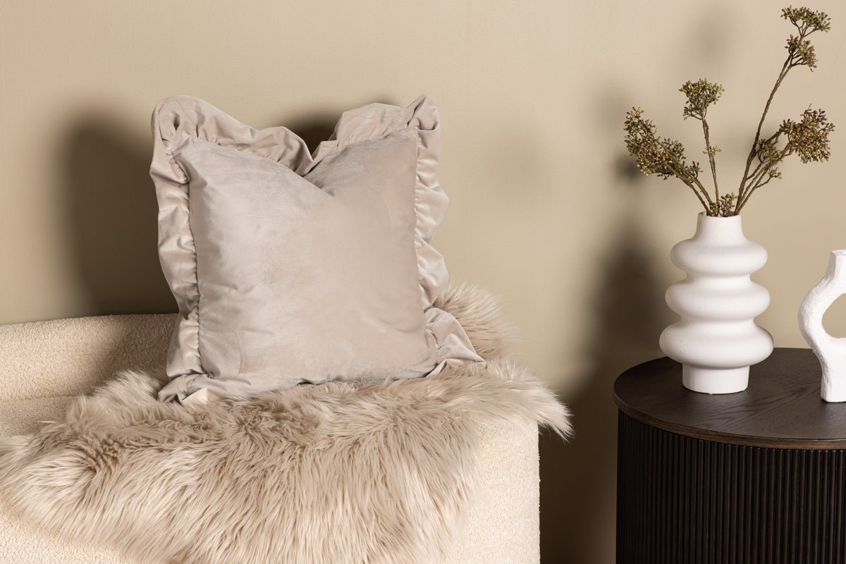 Kussenhoes Essence - 50x50 cm in Beige, Roze en Wit