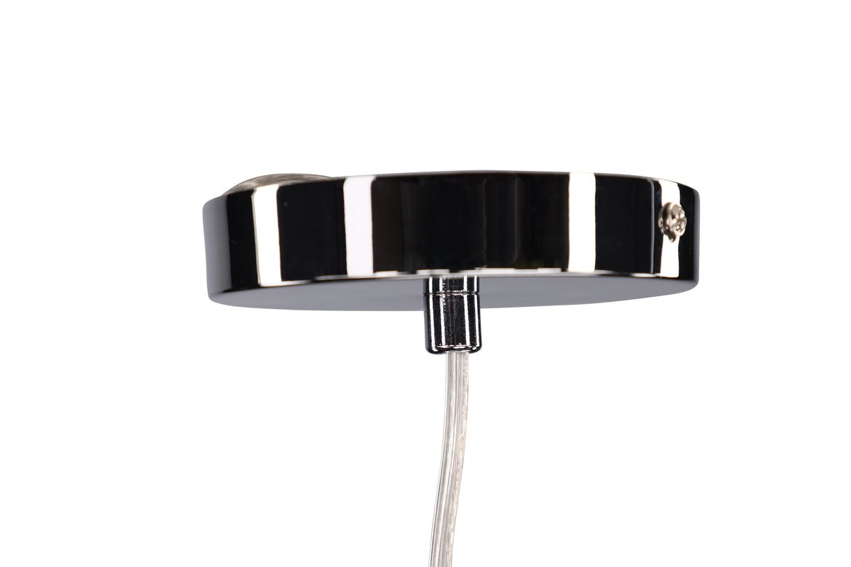 Hanglamp „Chobe" – Met transparante glazen lampenkap