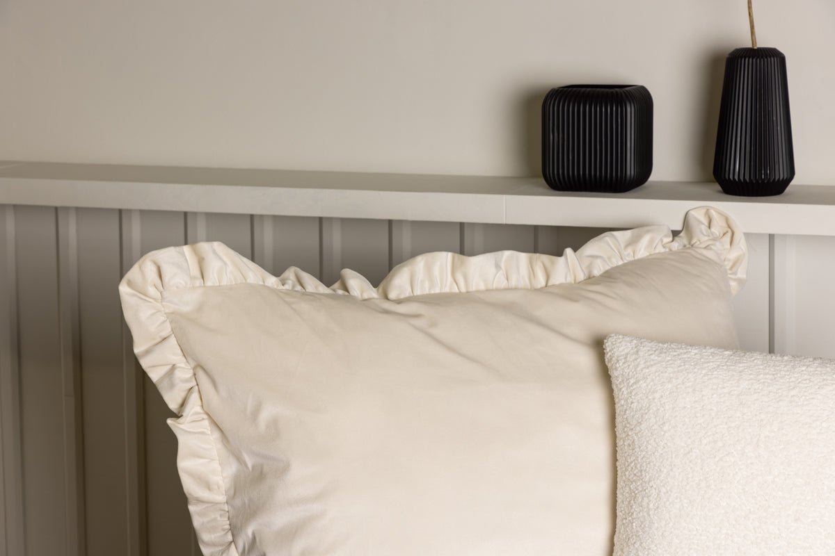 Kussensloop Charming - 70x100 cm in Wit en Grijs