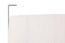Vloerlamp Solva – Hoge stoffen lamp in Beige met zwart metalen frame (hoogte 80 cm)