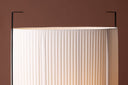 Vloerlamp Solva – Hoge stoffen lamp in Beige met zwart metalen frame (hoogte 80 cm)