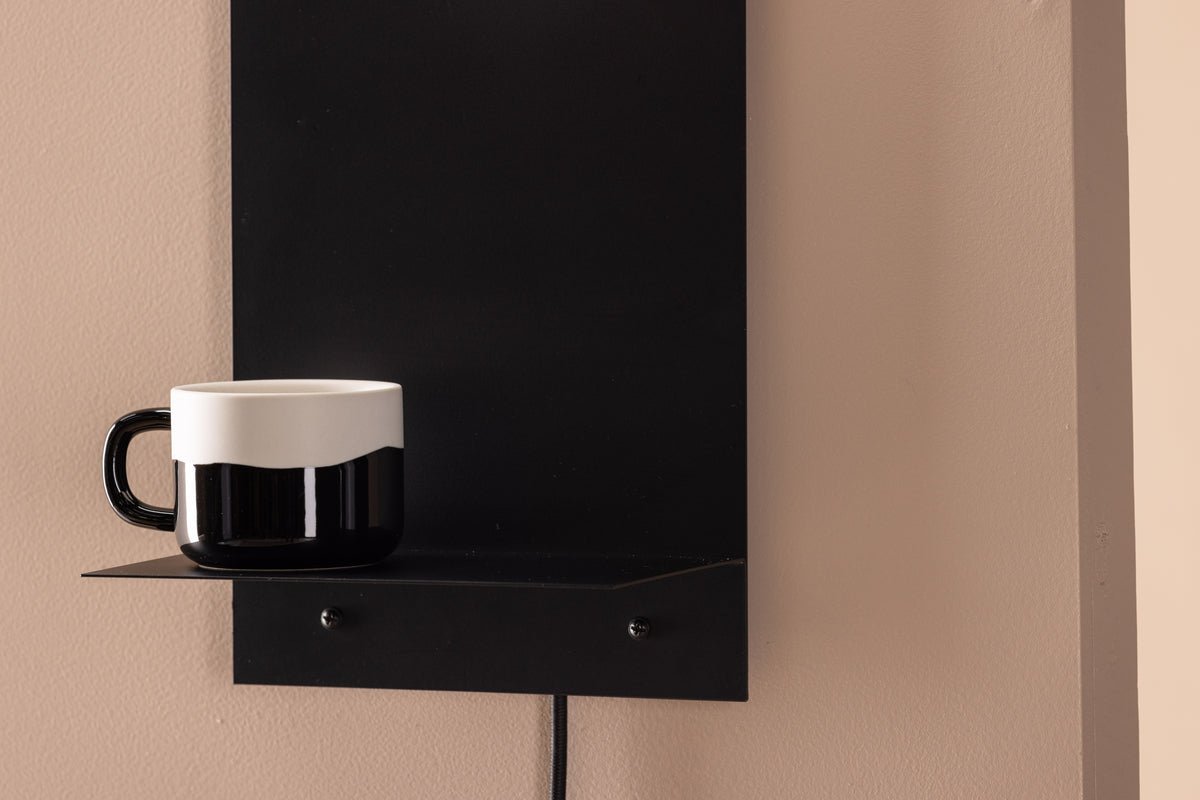 Wandlamp „Monty" – Inclusief praktische plank