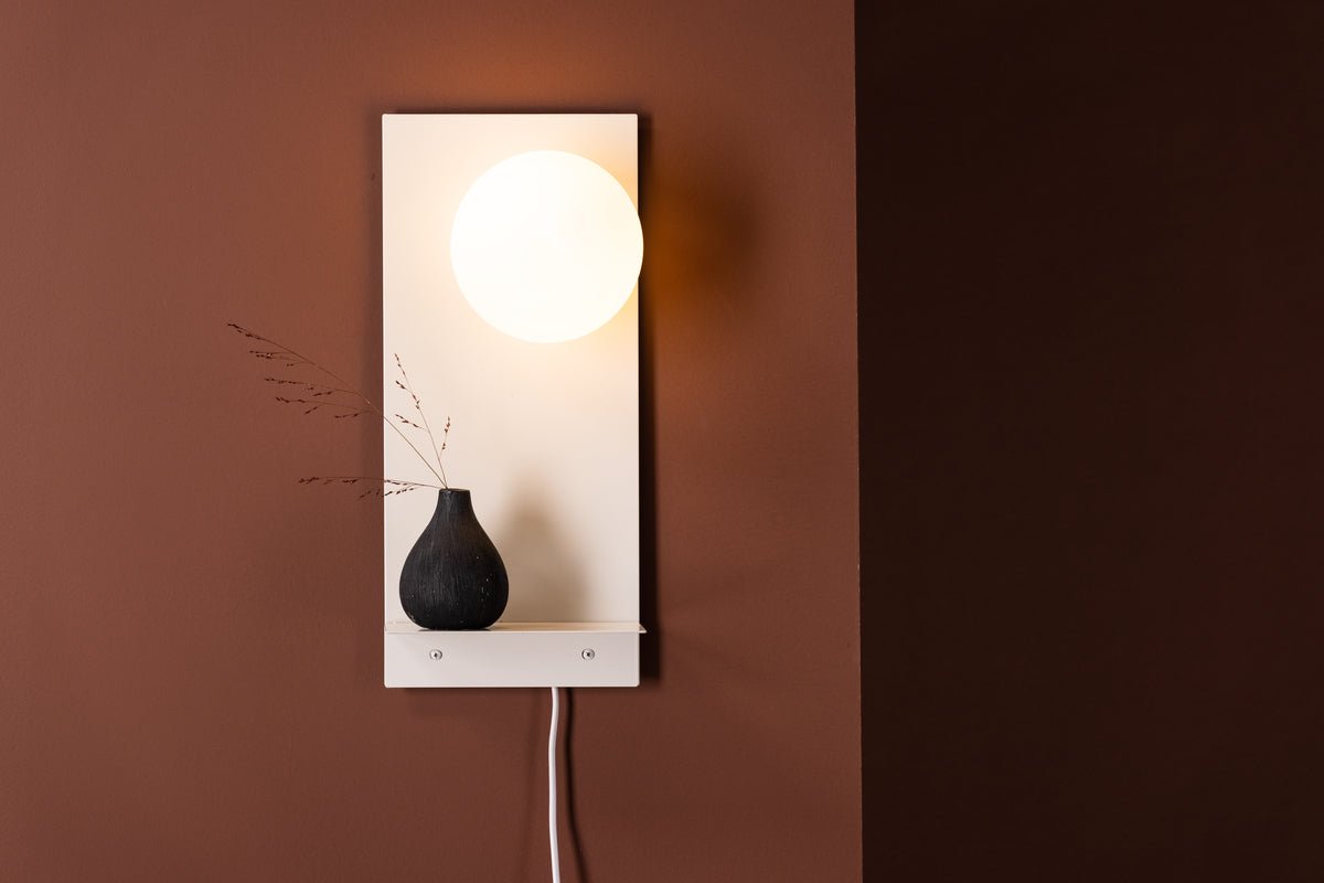 Wandlamp „Monty" – Inclusief praktische plank