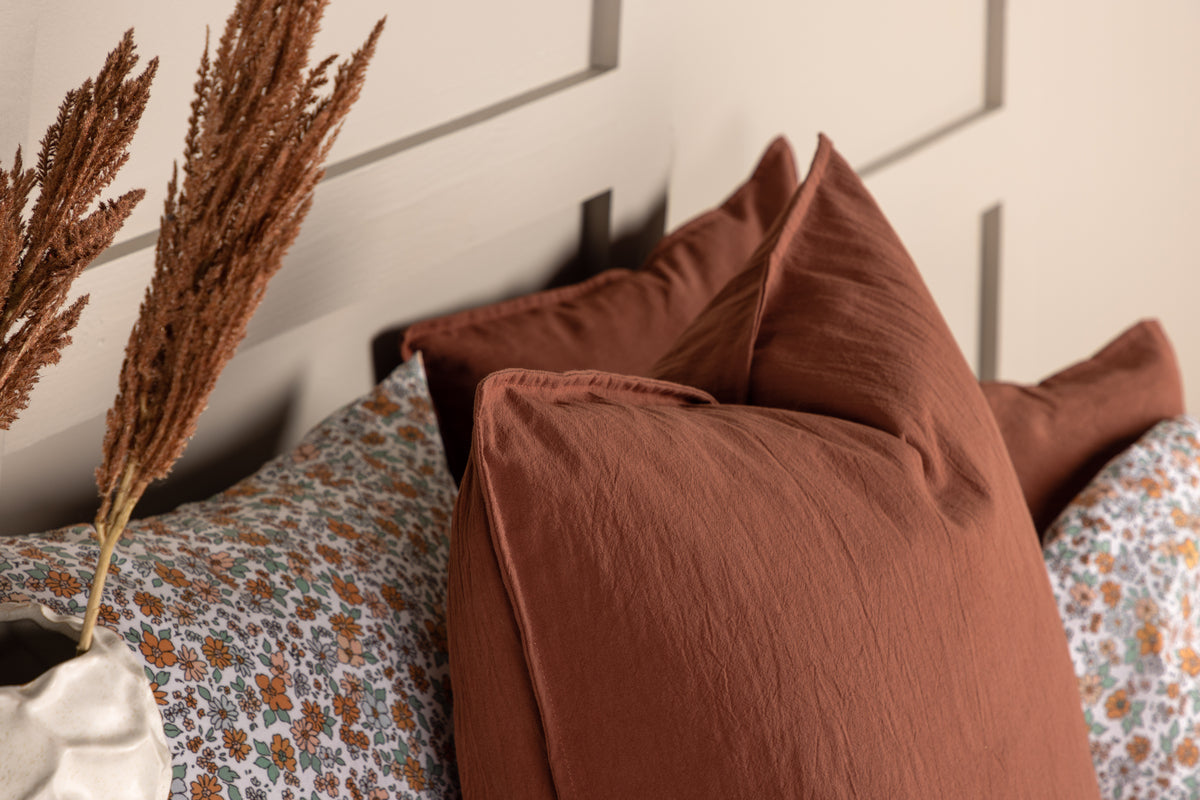 Kussenhoes Autumn - 60x60 cm in verschillende kleuren van 100% katoen