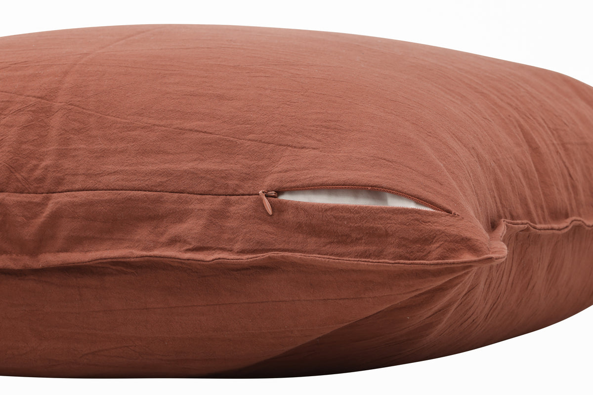 Kussenhoes Autumn - 60x60 cm in verschillende kleuren van 100% katoen